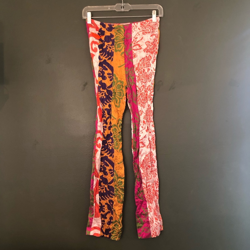 Oscar de la Renta Colorful Pattern Pants - 6